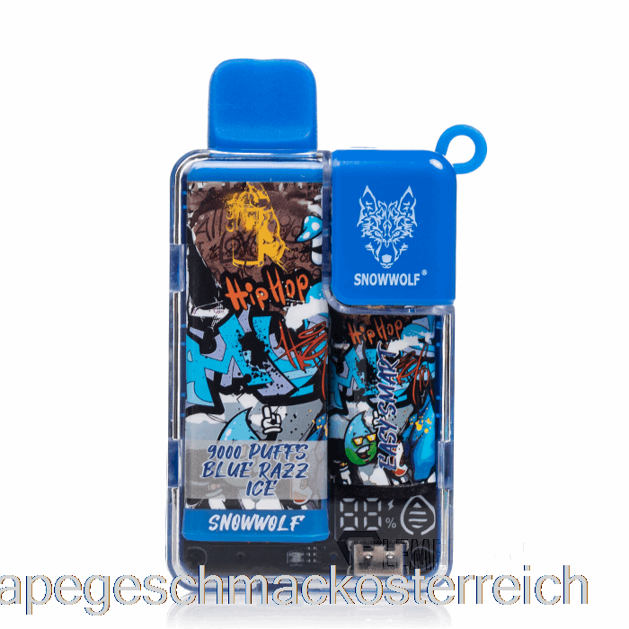 Snowwolf Easy Smart EA9000 Einweg-Blue Razz Ice Vape Geschmack